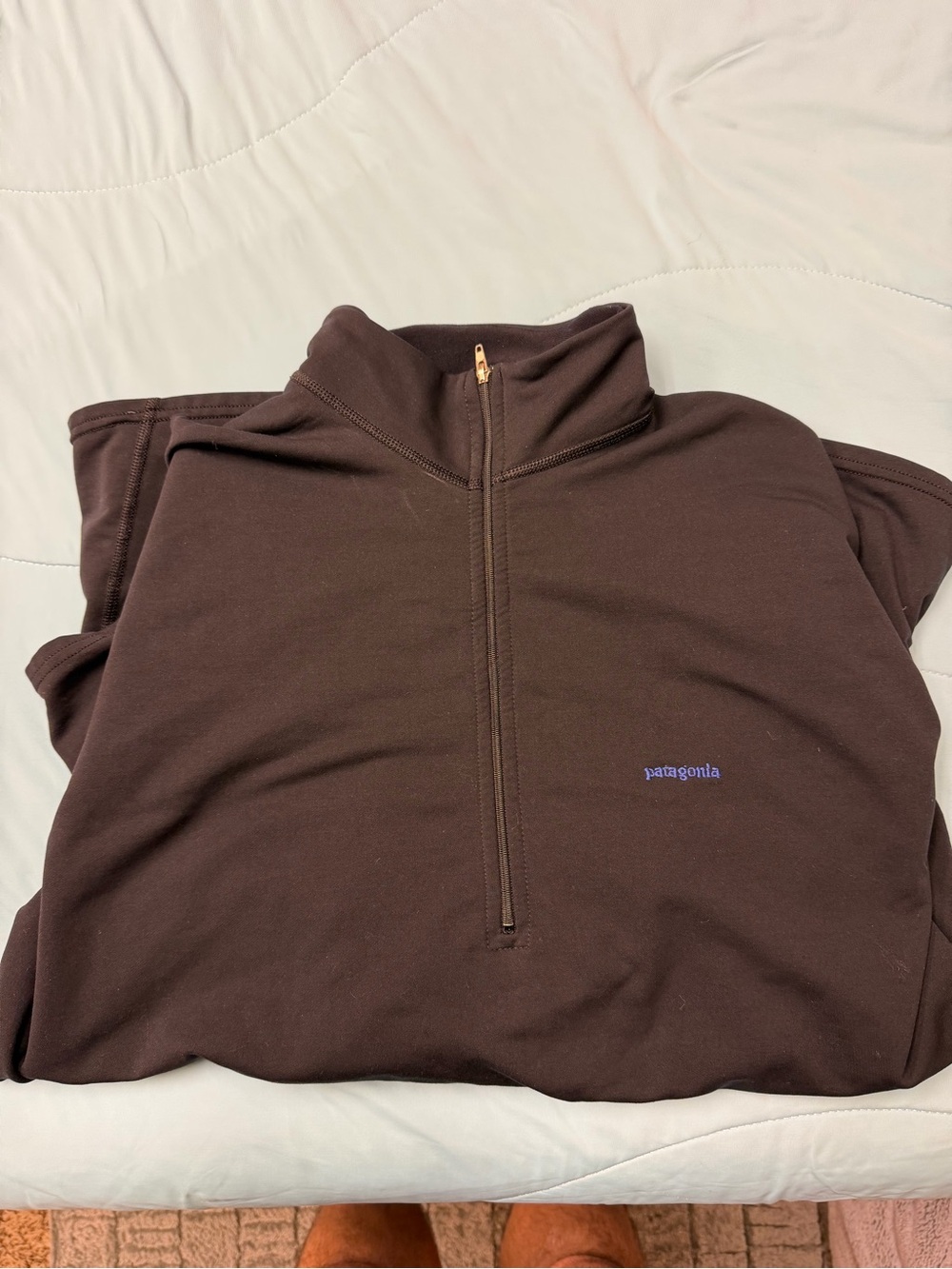 Patagonia black quarter zip sweatshirt Size L